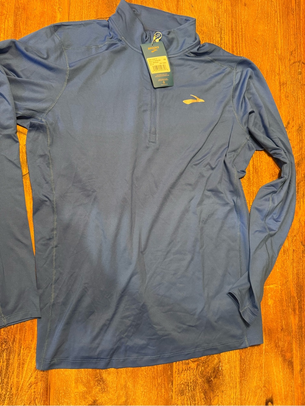 Brooks Dash 1/2 Zip 2.0 Royal Blue Men's-Zip Performance Top